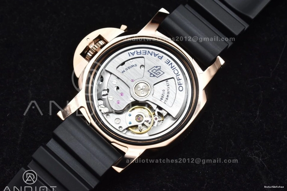 992 Black on Best Strap PAM2164 Rubber P VSF 42mm Black Submersible Edition WrinkleFree Dial 0213